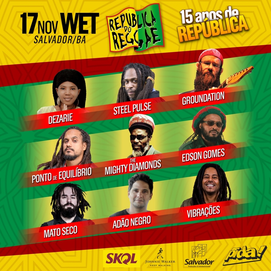 República do Reggae: 1º lote promocional até 15 de setembro . Salvador